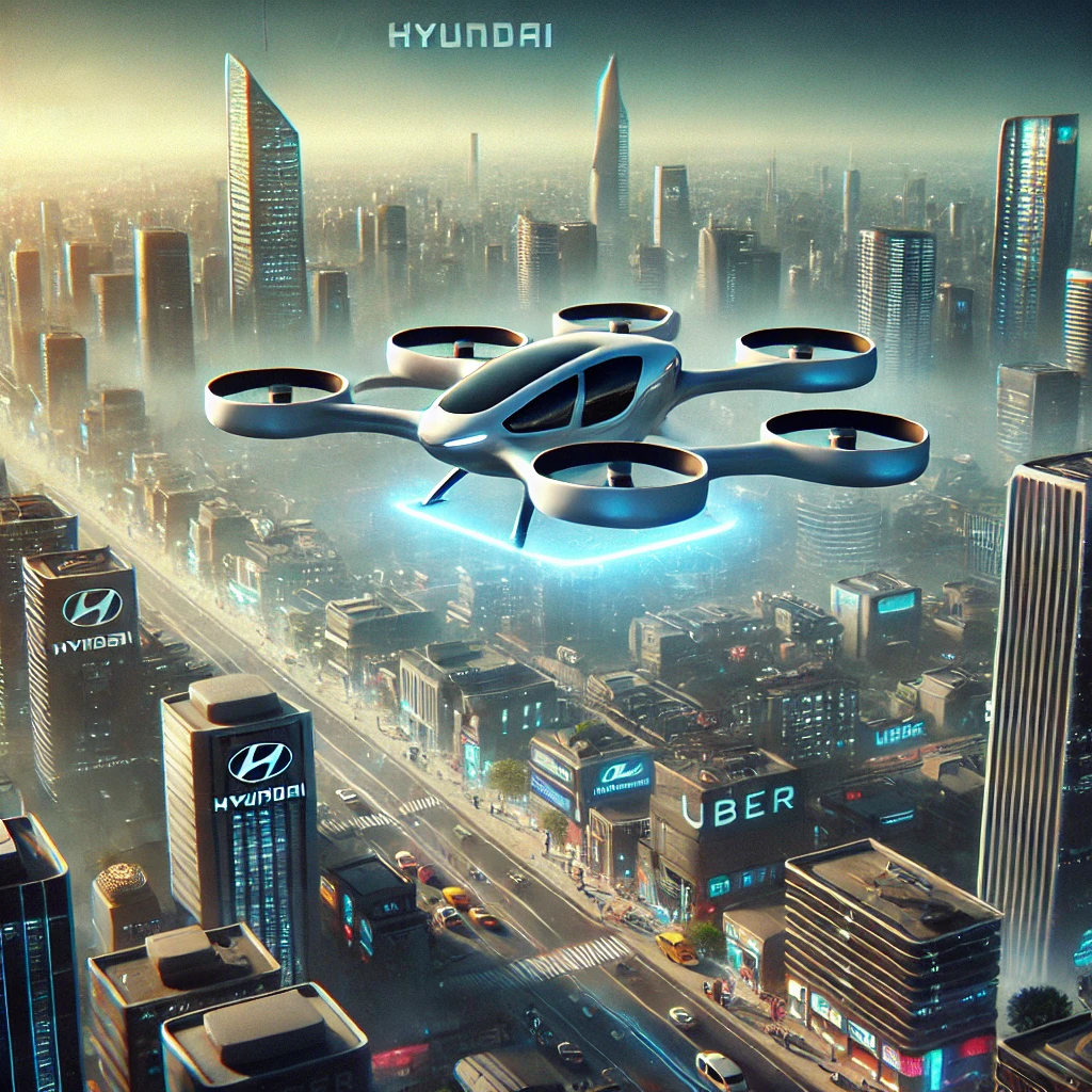 Hyundai et Uber lancent un taxi volant au CES